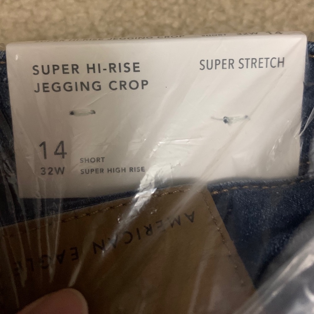 American Eagle Super Hi Rise Crop leggings - 14S